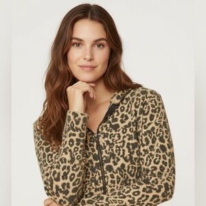 LNA Brushed Leopard Hoodie